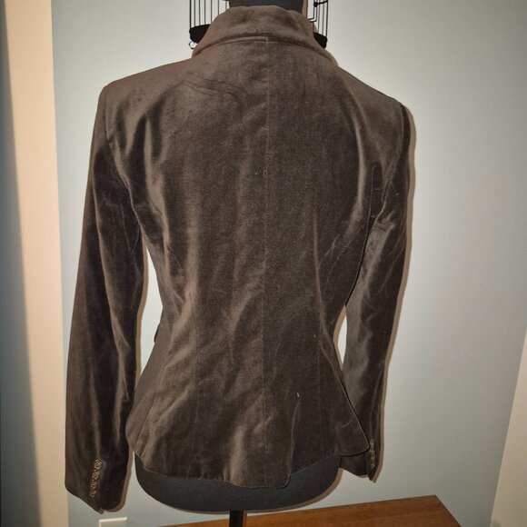 Ralph Lauren Brown Velvet Blazer Sz 8P - Picture 2 of 4